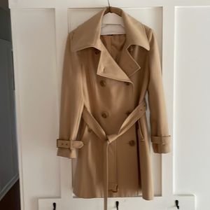 New York & Company double-breasted wool blend trench coat